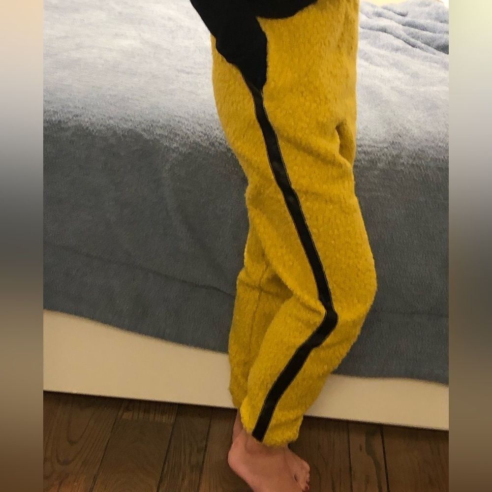 New Staud Faux Fur Joggers - Picture 2 of 7